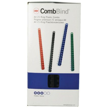 4028178 BINDING COMBS 14mm BLK(PK-100)