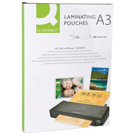 KF04123 LAMINATING POUCH A3200MIC (PK-100)