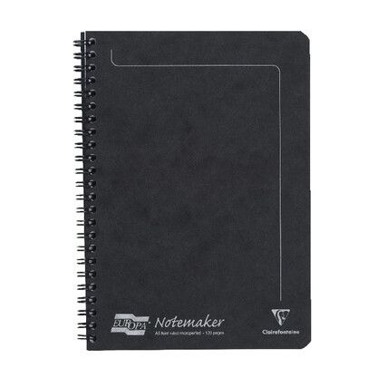 4852 NOTEMAKER A5 SD/BOUND BLK(PK-10)