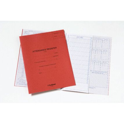 E100Z ATTENDANCE REGISTER RED