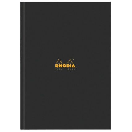 119230C RHODIA BUSINESS BK A4C/BOUND H/BK BLK (PK-3)