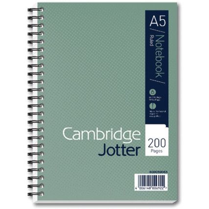 400039063 JOTTER NOTEBOOK A5 FEINT RULED (PK-3)