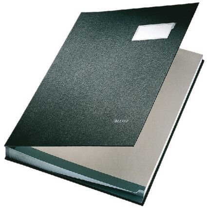 57000095 SIGNATURE BOOK 240x28x340mm BLK