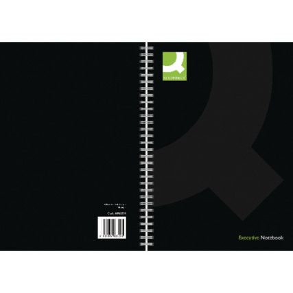 400053700 NOTEBOOK A4 W/B BLK(PK-3)