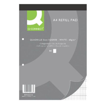 KF02233 REFILL PADS A4 QUADRILLE (PK-10)