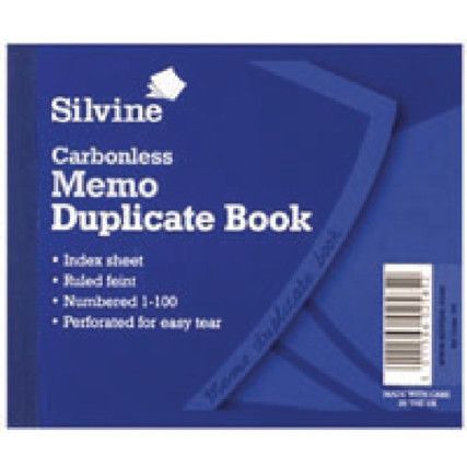 703-T DUPLICATE MEMO BOOK C/FREE102x127mm (PK-12)