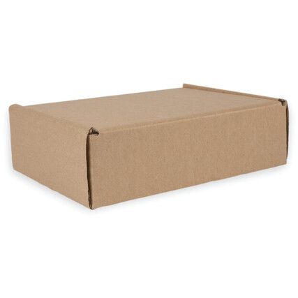 SMALL PARCEL POSTAL BOX C/W TUCKIN FLAPS 185MMX140MMX55MM (PK-50)