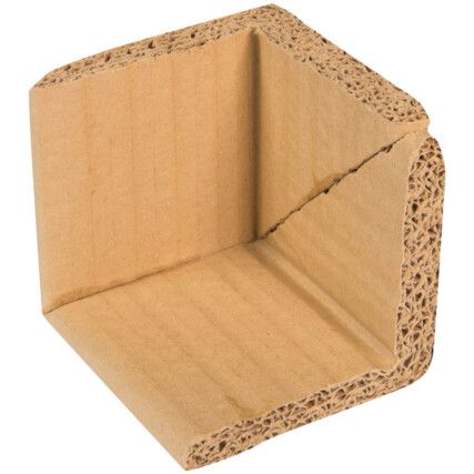 CORRUGATED CARDBOARD CORNER PROTECTORS 80X80X80mm(INT) (PK-290)