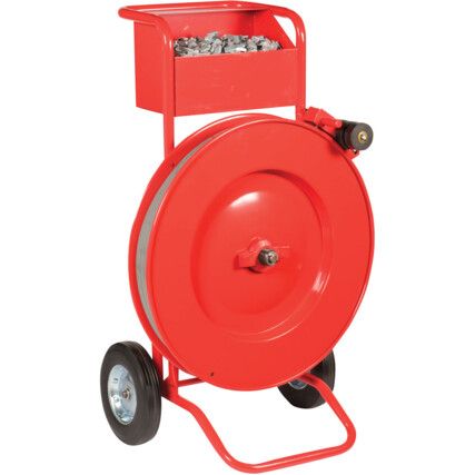 HEAVY DUTY MILL WOUND STEEL STRAPPING DISPENSER