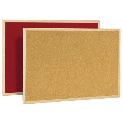 FB0710010 MEMO CORK BOARD 600x900mm RED