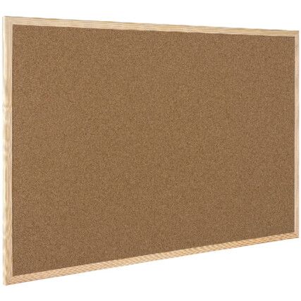 KF03566 CORK BOARD WOODEN FRAME 40X60CM