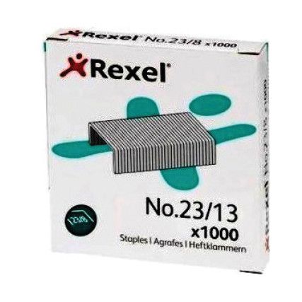 REXEL No.23 13mm STAPLES (BOX-1000)