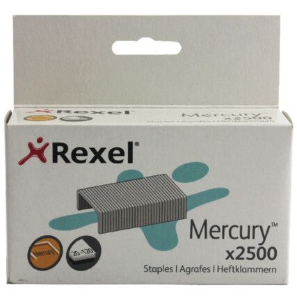 2100928 MERCURY STAPLES H/DUTY(PK-2500)