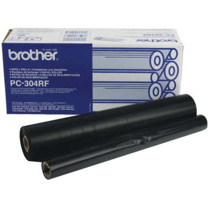 PC304RF THERMAL TRANSFER RIBBON REFILL BLK (PK-4)