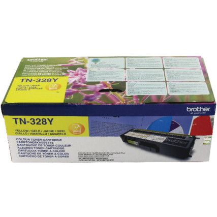 Laser Toner Cartridge Super High Yield Yellow TN328Y