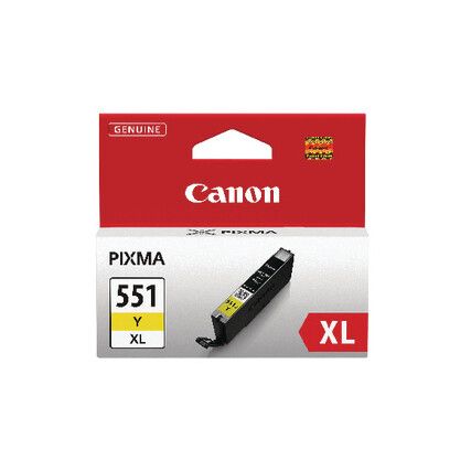 Inkjet Cartridge High Yield Yellow 6446B001 CLI-551XL