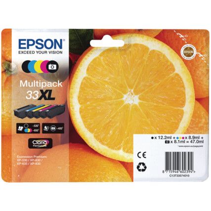 C13T33574010 INKJET MULTI 33XL47ML (PK-4)