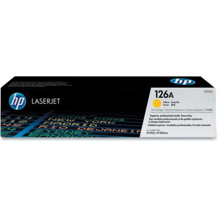 CE312A HP LASERJET YELLOW CARTRIDGE