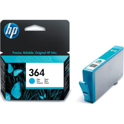 HP No.364 Ink Cartridge Cyan CB318EE