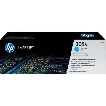 HPCE411A CYAN TONER CARTRIDGE No.305A