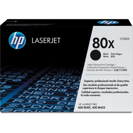 CF280X BLACK PRINTER CARTRIDGE (HP80X)