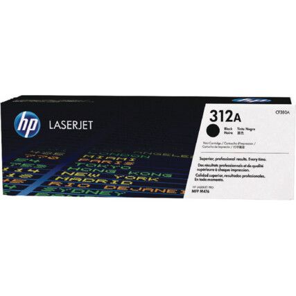 CF380A 312A LASERJET CARTRIDGE 2.4K BLK