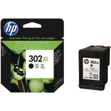 F6U68AE 302XL INKJET CARTRIDGE BLK