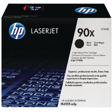 CE390X M4555MFP LASERJET TONER CARTRIDGE HY BLK