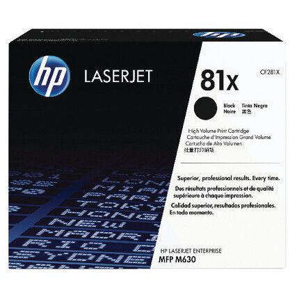 CF281X 81X LASERJET CARTRIDGE HYBLK