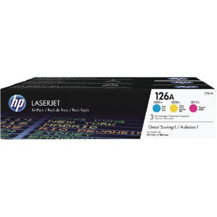 CF341A 126A LASERJET TONER CARTRIDGE CMY (PK-3)