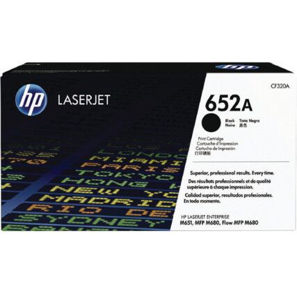 CF320A 652A LASERJET CARTRIDGE BLK