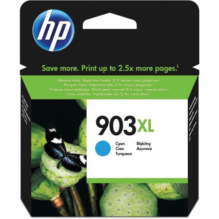 903XL Inkjet Cartridge, High Yield Cyan