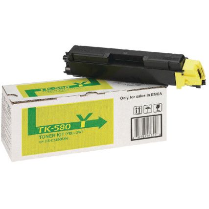 TK-580Y TONER CARTRIDGE YLW