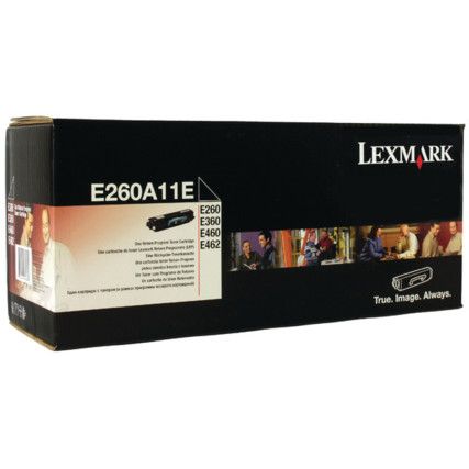 E260A11E TONER CARTRIDGE RET/PROGBLK