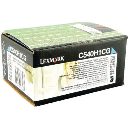 C540H1CG TONER CARTRIDGE RET/PROGHY CYN