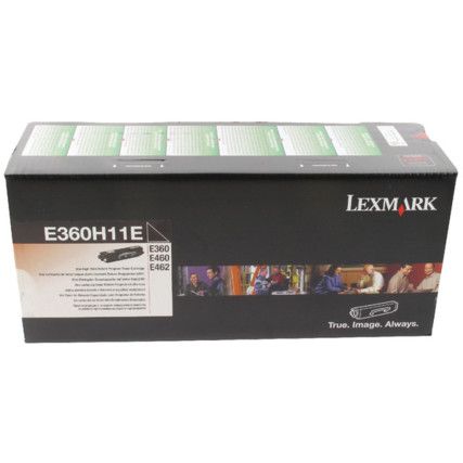 E360H11E E360 E460 TONER CARTRIDGE RET/PROG HY BK