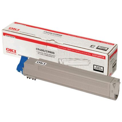 42918916 C9600/C9800 TONER CARTRIDGE BLK