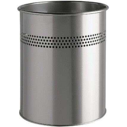 Silver Waste Bin - 15 Litre