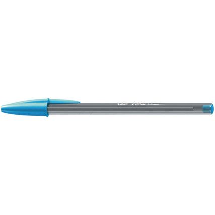 Cristal Series, Ballpoint Pen, Assorted Colours, Broad Tip Size, 0.6mm Line Width, Pack of 20