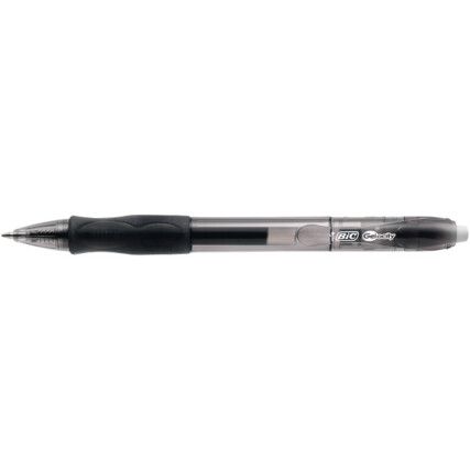 Gelocity Series, Gel Pen, Black, Medium Tip Size, 0.4mm Line Width, Pack of 12