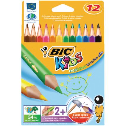 829735 Evolutions Coloured Pencils Assorted Colours Pack 48