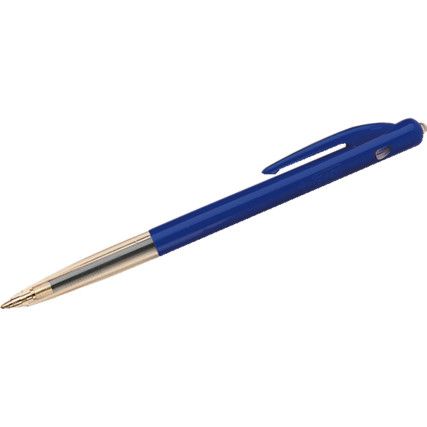 Clic Series, Ballpoint Pen, Blue, Medium Tip Size, 1mm Line Width, Pack of 50