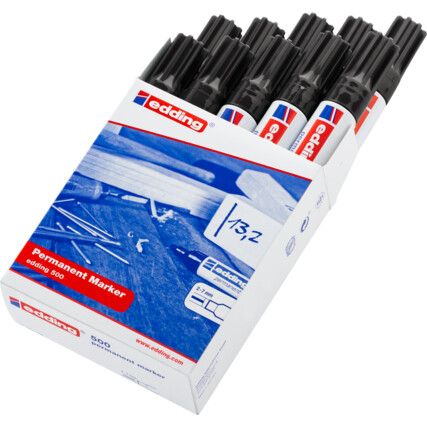 E-500 PERMANENT MARKER BLACK