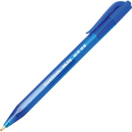 Inkjoy 100 Series, Ballpoint Pen, Blue, Medium Tip Size, 1mm Line Width, Pack of 20