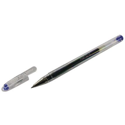 G-1 Series, Rollerball Pen, Blue, Fine Tip Size, 0.5mm Line Width, Pack of 12