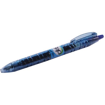 Bottle-2-Pen, Rollerball, Black, Retractable, Fine, 0.7mm, 10 Pack