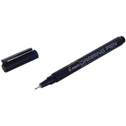 Drawing Pen 0.5mm, Drawing Pen, Black, Non-Retractable, Fine, 0.5mm Line Width, Non-Refillable, 12 Pack