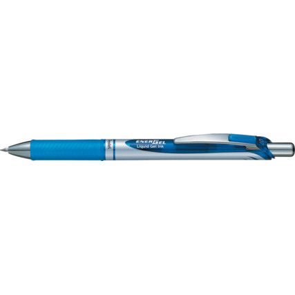 EnerGel XM BL77, Rollerball Pen, Blue, Retractable, Fine, 0.35mm Line Width, Non-Refillable, 12 Pack