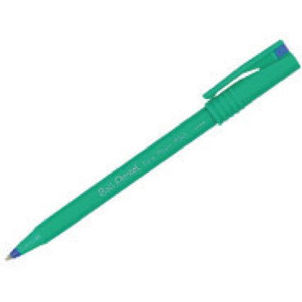 Ball R50 Series, Rollerball Pen, Blue, Medium Tip Size, 0.4mm Line Width, Pack of 12