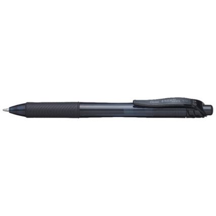 EnerGel-X BL110, Rollerball Pen, Black, Non-Retractable, Medium, 0.5mm Line Width, Non-Refillable, 12 Pack